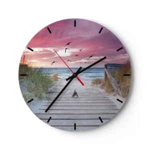 Wandklok - Klok - Baltische indruk - 40x40 cm