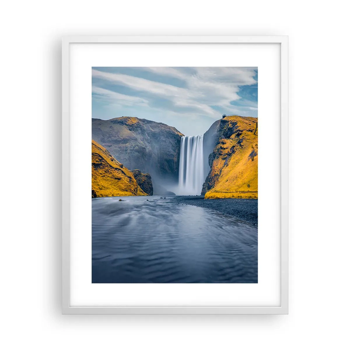 Poster in een witte lijst - Eeuwige duur, eeuwige beweging - 40x50 cm