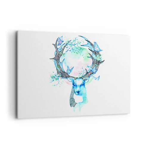 Schilderen op canvas - De kracht en delicatesse van de natuur - 100x70 cm