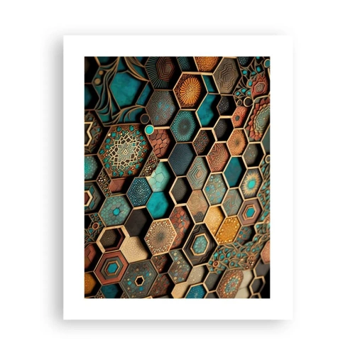 Poster - Arabische ornamenten – variatie - 40x50 cm