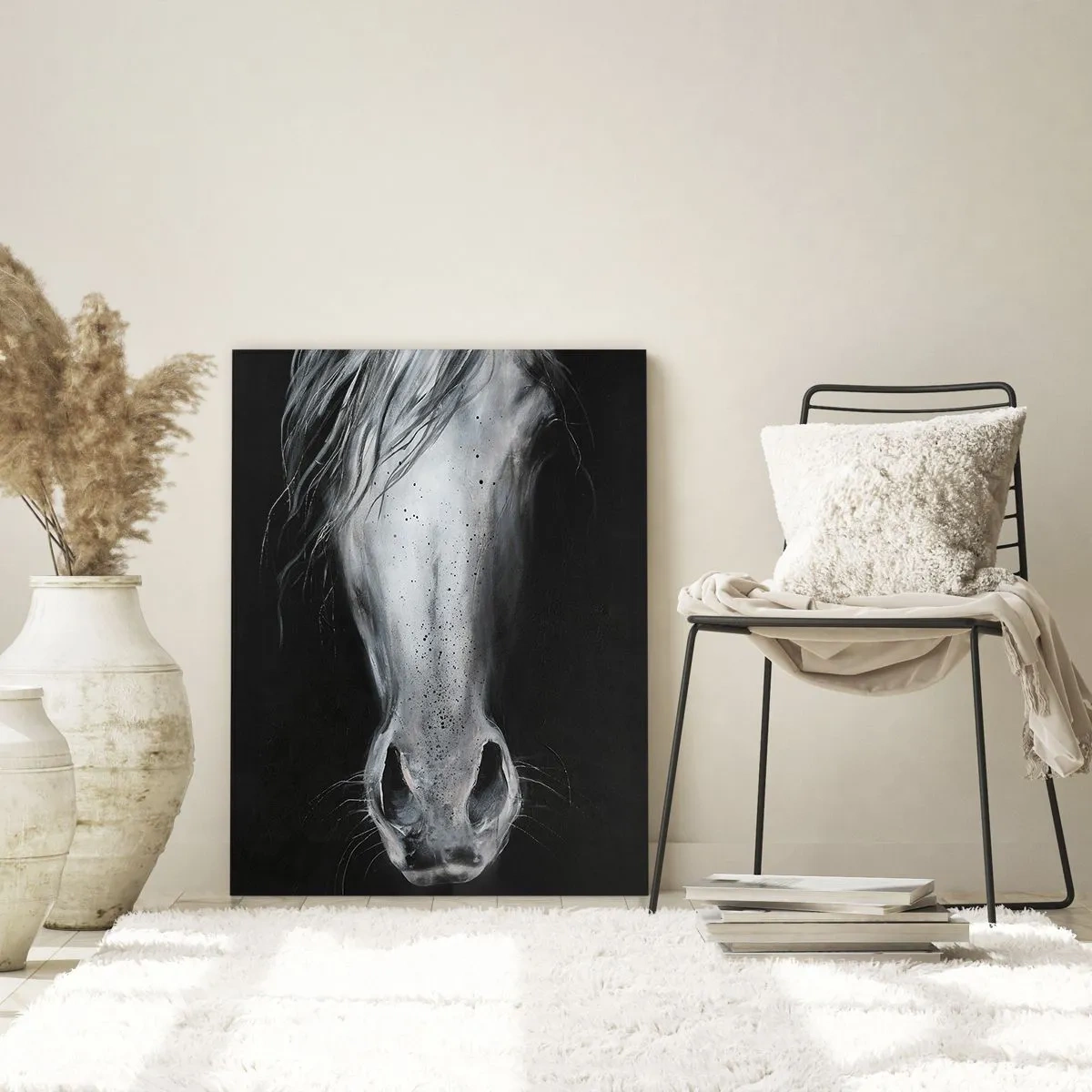 Schilderen op glas - Verleidelijke blik - 70x100 cm