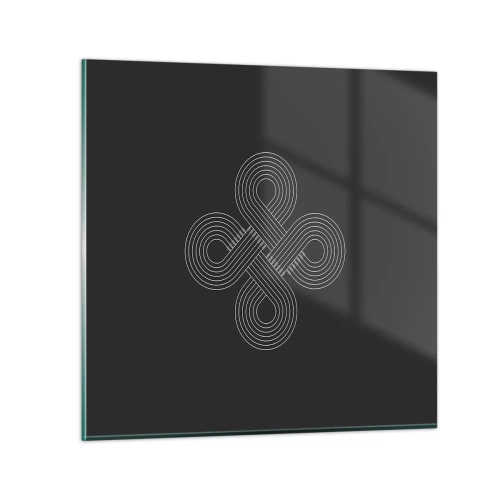 Schilderen op glas - In de Keltische geest - 70x70 cm