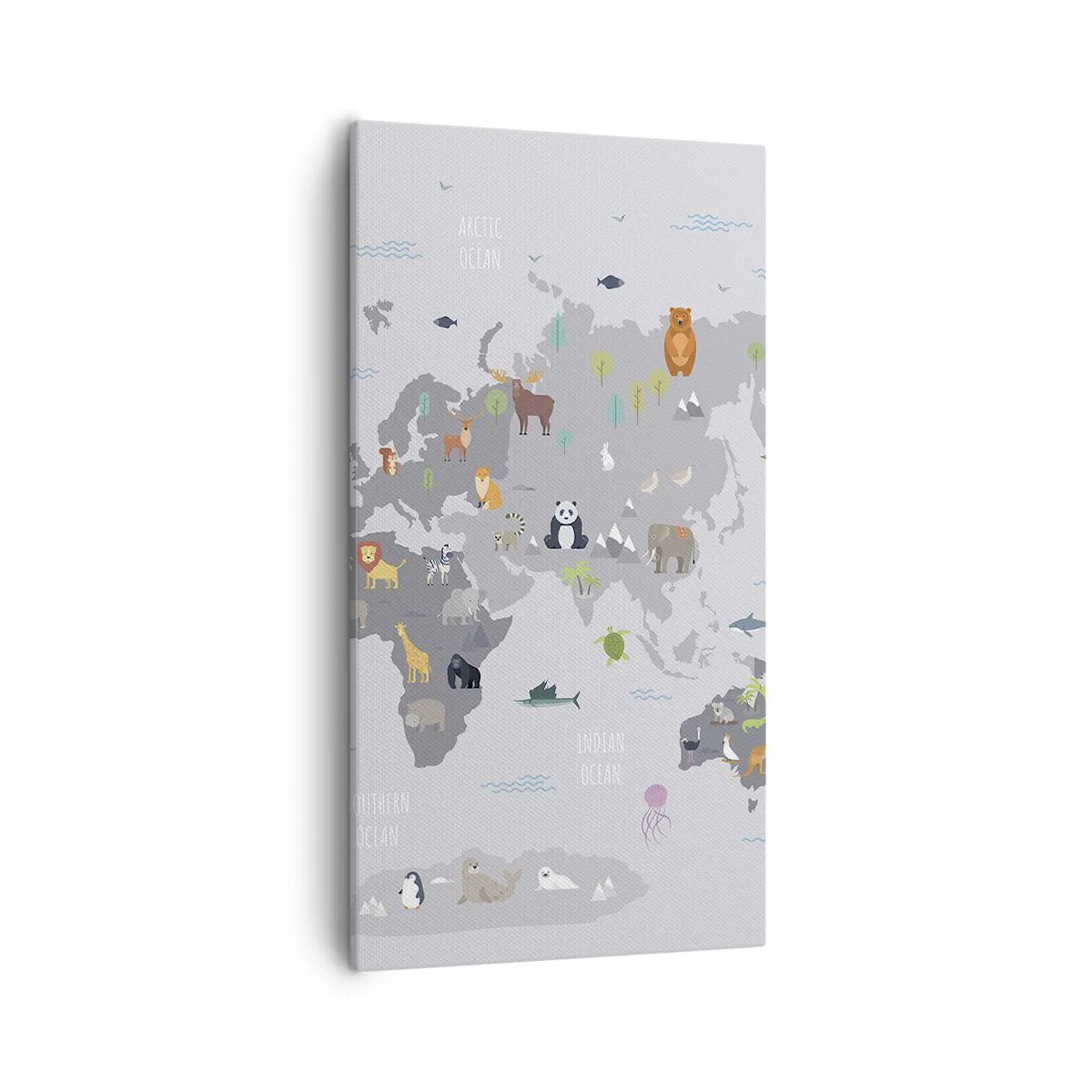 Schilderen op canvas - Vertel me waar je vandaan komt ... - 55x100 cm