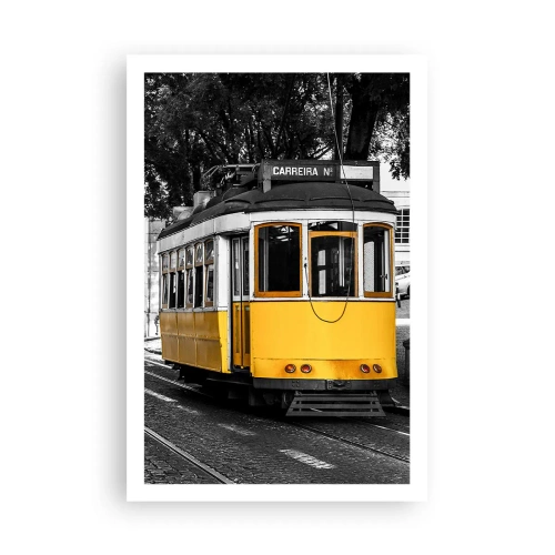 Poster - En op de achtergrond fado - 61x91 cm