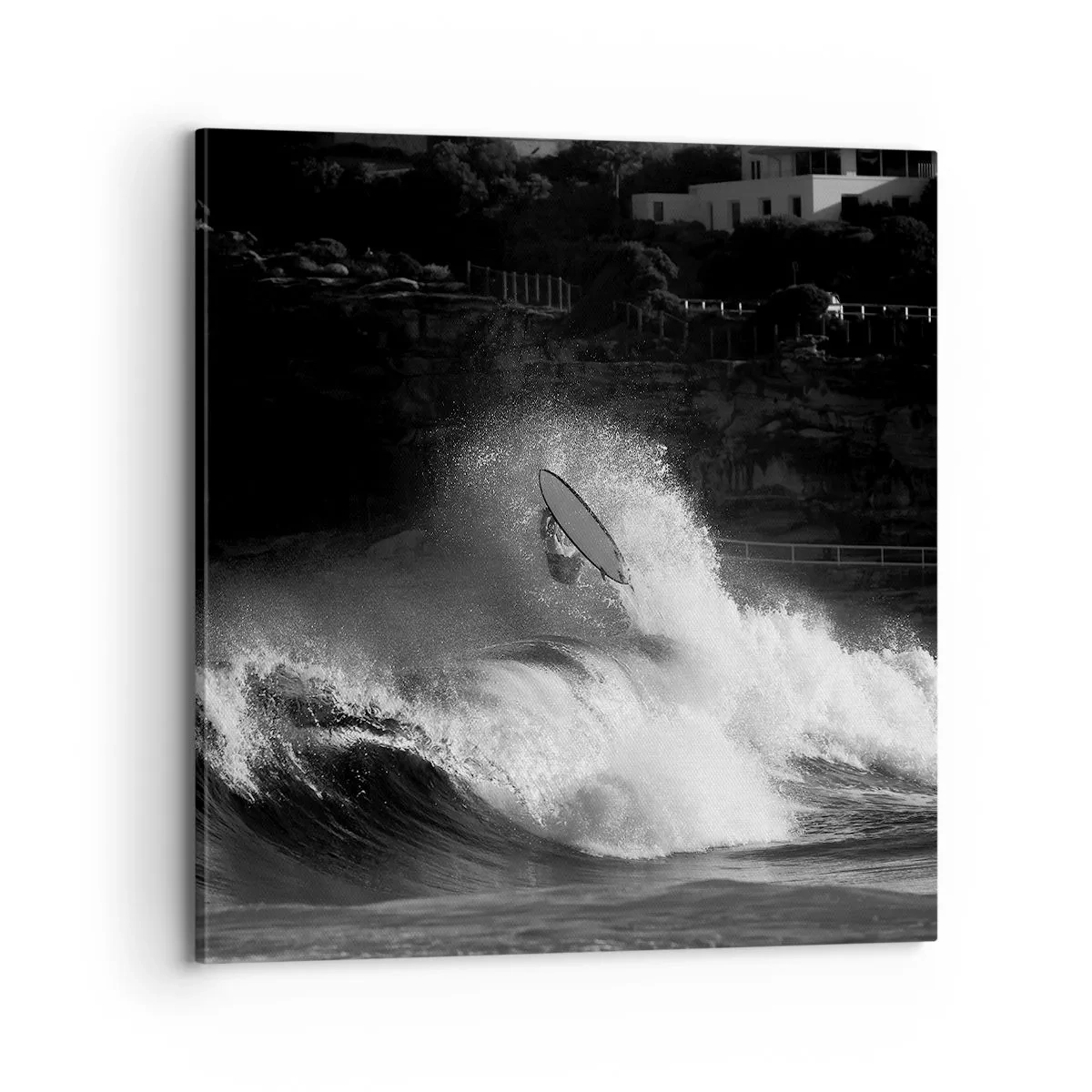 Schilderen op canvas - Uitdaging aanvaard! - 70x70 cm