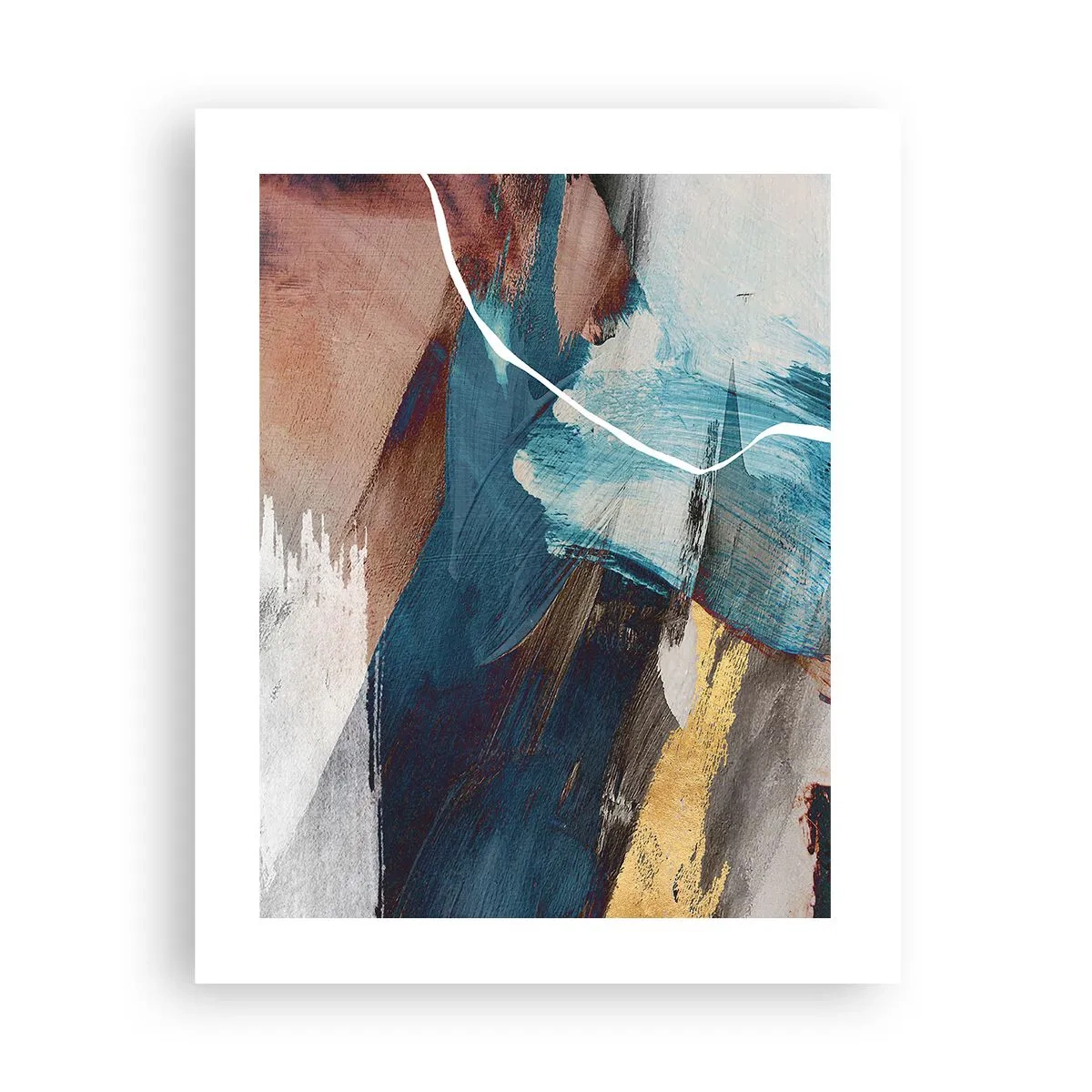 Poster - Met panache en energie - 40x50 cm