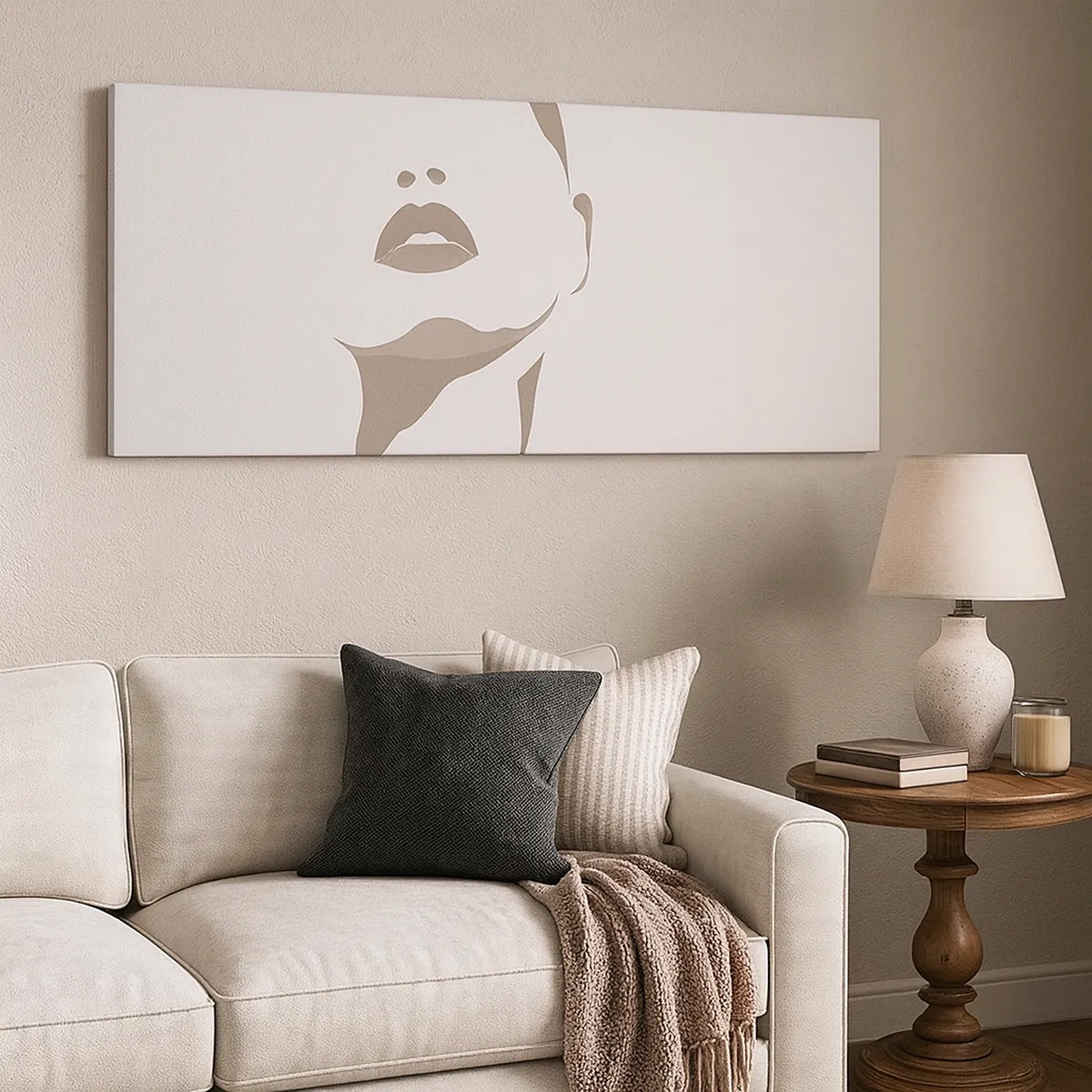 Schilderen op canvas - Gemaakt van licht en schaduw - 30x30 cm