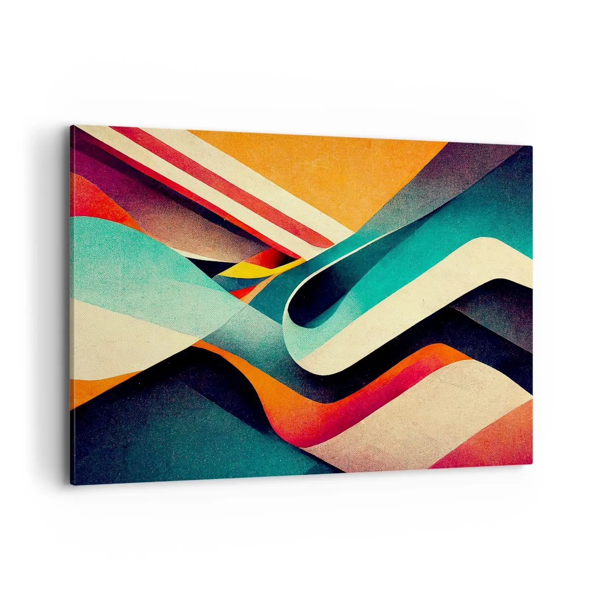 Schilderen op canvas - Intensieve compositie - 120x80 cm