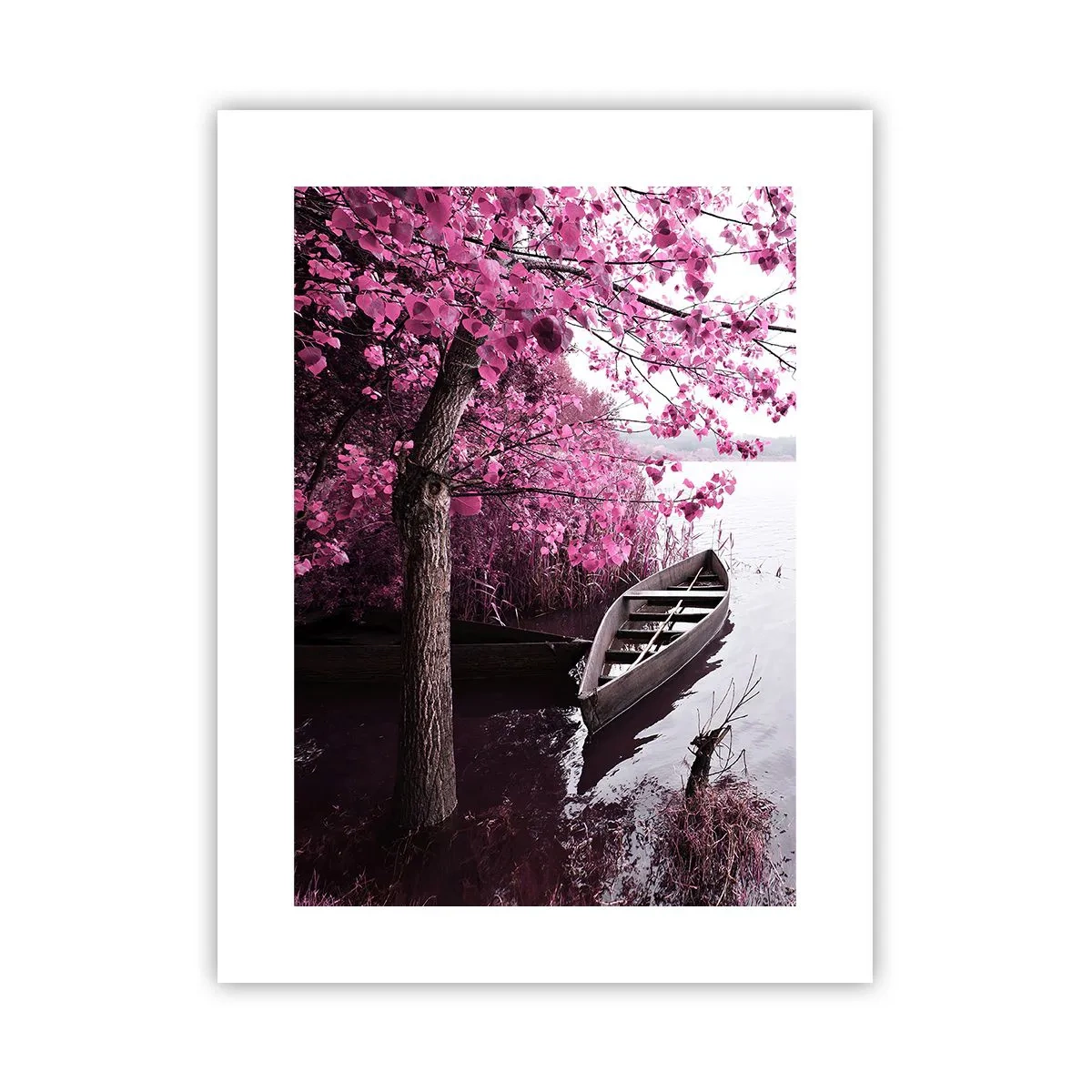 Poster - In roze stilte - 30x40 cm