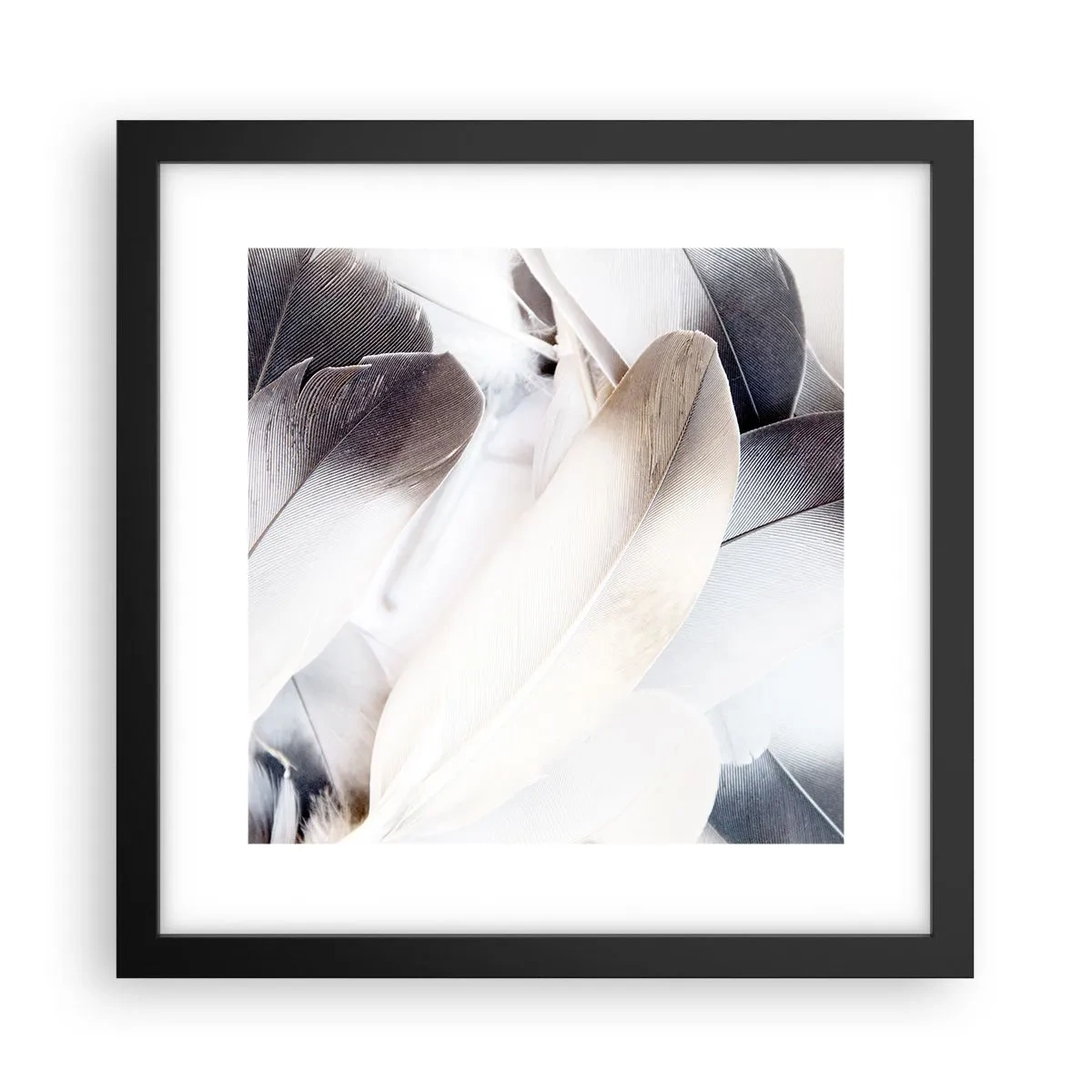 Poster in een zwarte lijst - Bijna engelachtig - 30x30 cm