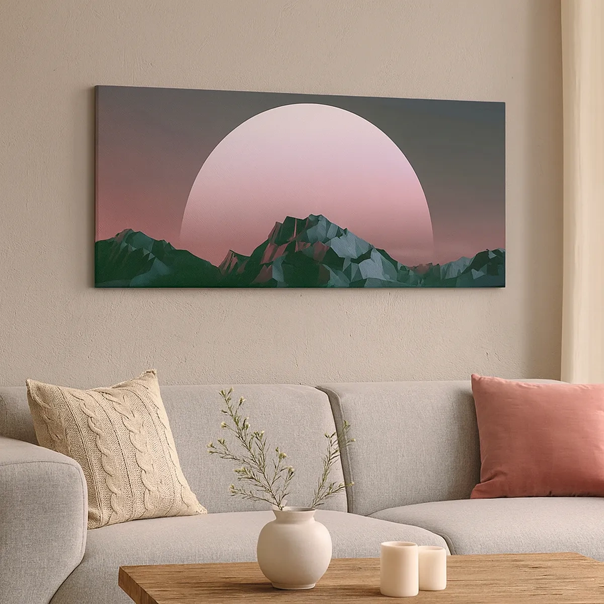 Schilderen op canvas - In een naburig sterrenstelsel - 30x30 cm