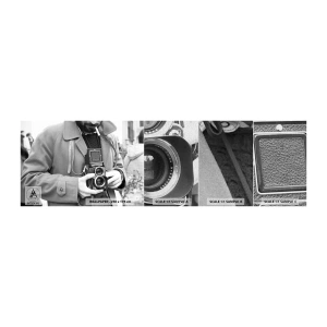 Fotobehang Monster Premium Canvas - Retro stijl - Camera, Vintage, Camera - 100x30 cm