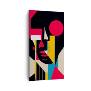 Schilderen op canvas - Haar innerlijke wereld - 55x100 cm