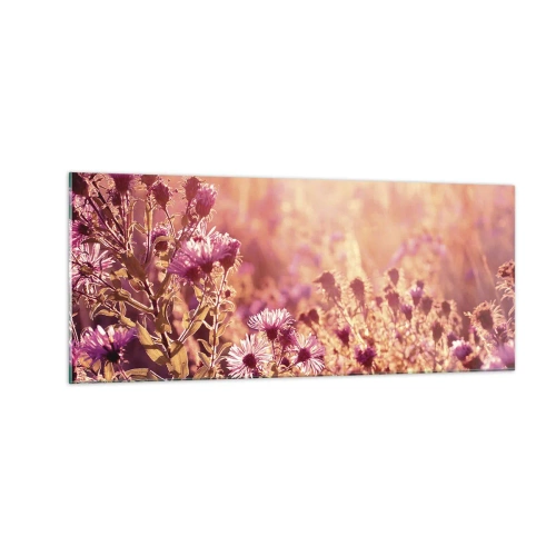 Schilderen op glas - Voordat de zomer voorbij is - 100x40 cm