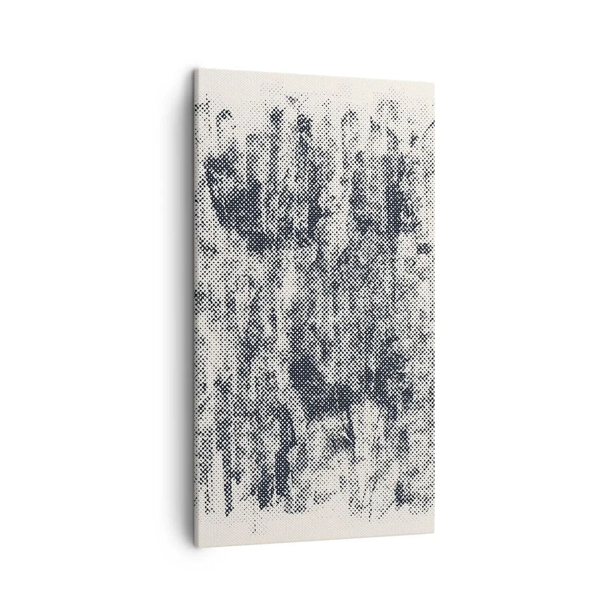 Schilderen op canvas - Mistige compositie - 45x80 cm