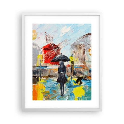 Poster in een witte lijst - Parijse legendes - 40x50 cm