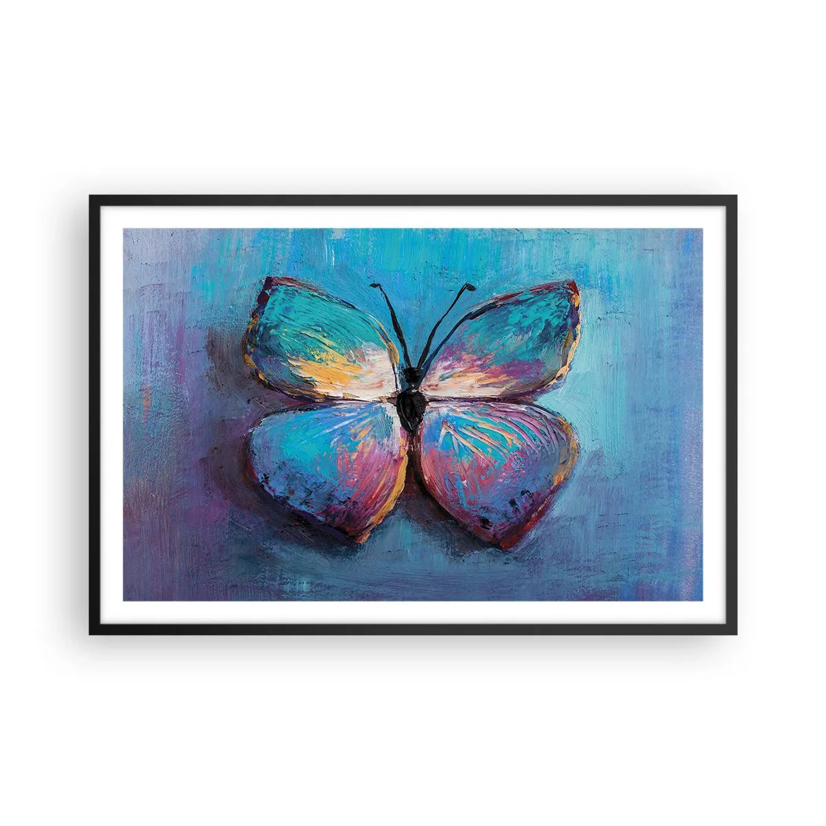 Poster in een zwarte lijst - In al zijn glorie - 91x61 cm