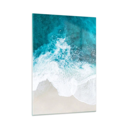 Schilderen op glas - Natuurlijke streling - 50x70 cm