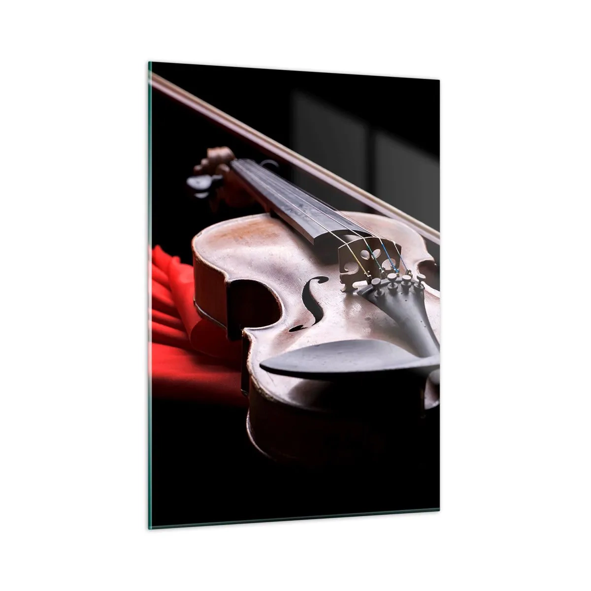 Schilderen op glas - Muziek van gevoelens - 50x70 cm