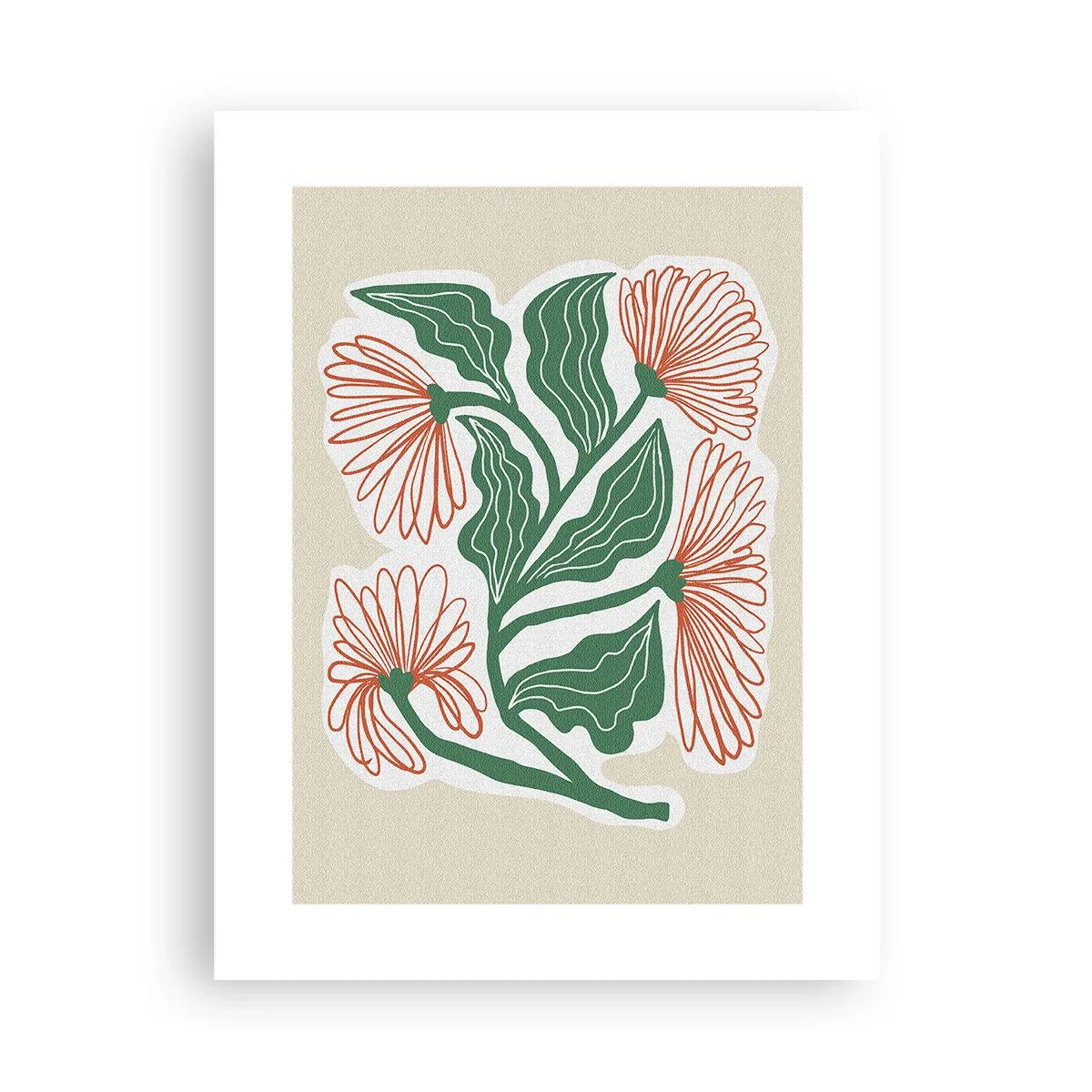 Poster - Folk en modern - 30x40 cm