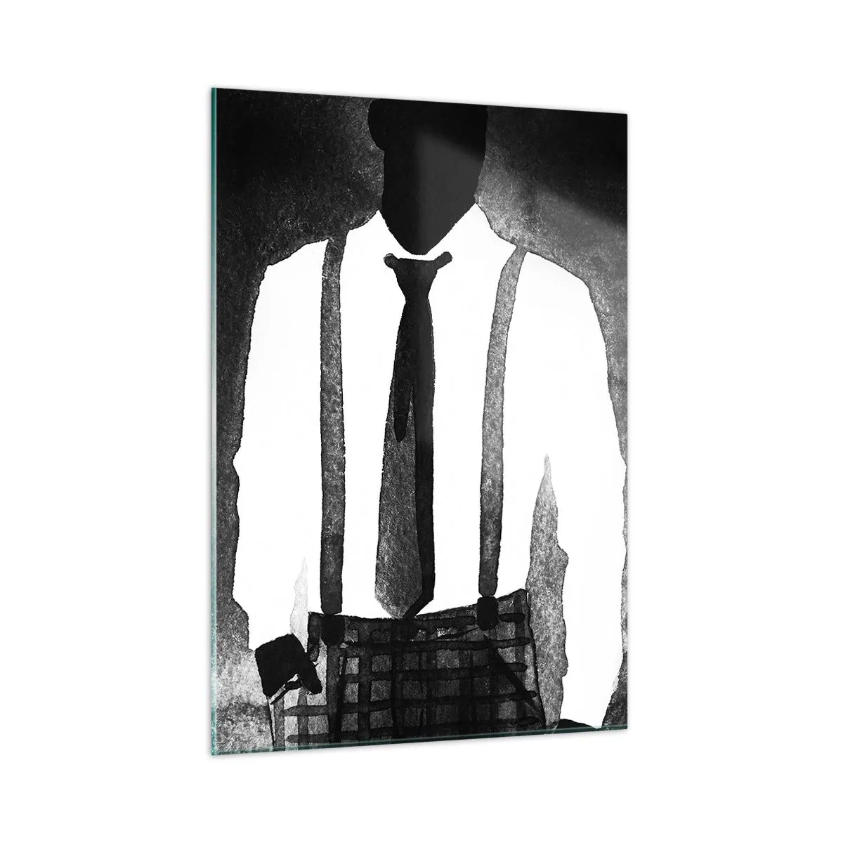Schilderen op glas - In een noir sfeer - 50x70 cm