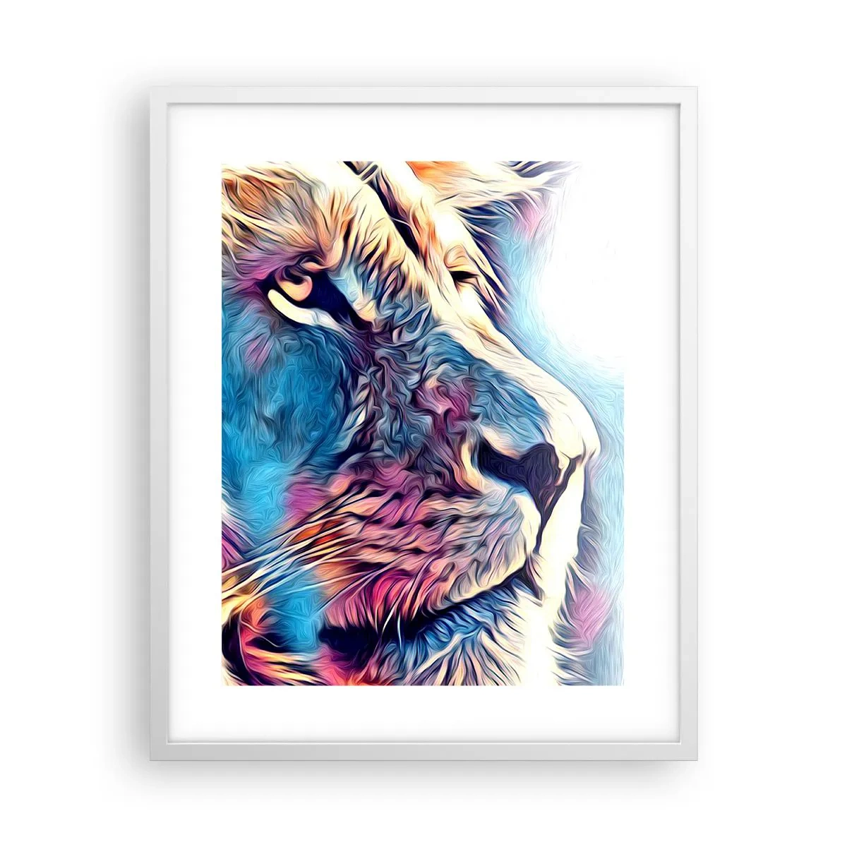 Poster in een witte lijst - De wijsheid van de natuur - 40x50 cm