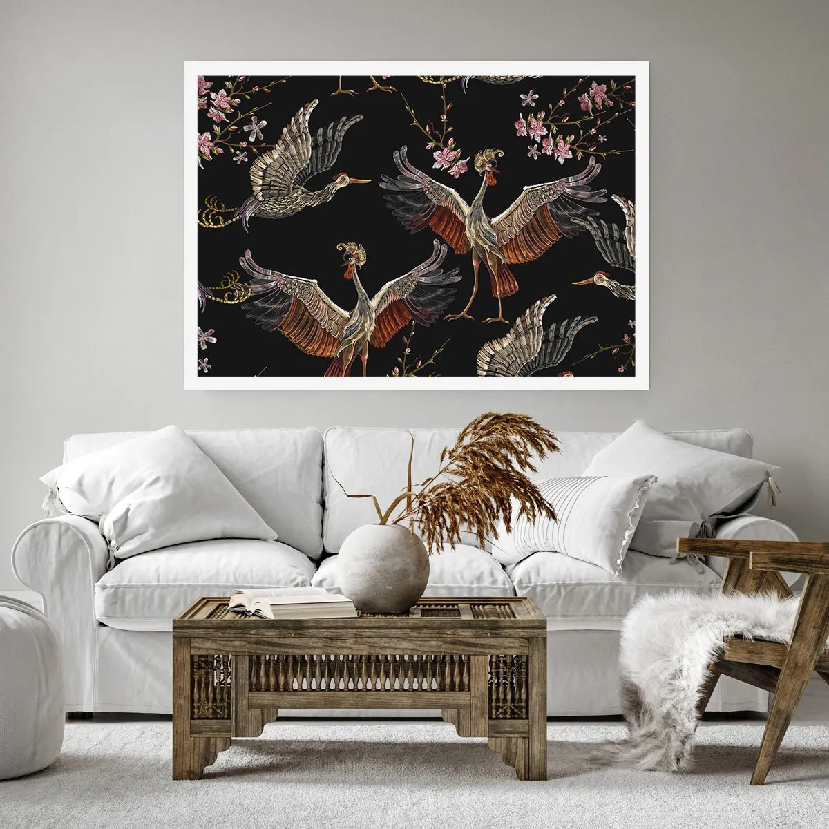 Poster - Een sprookjesvogel - 100x70 cm