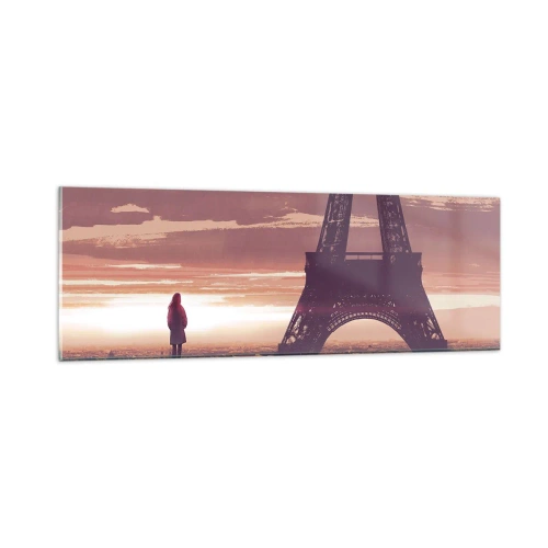 Schilderen op glas - Slechts twee van hen - 90x30 cm