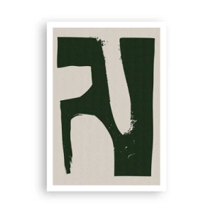 Poster - Baaien van wit - 70x100 cm