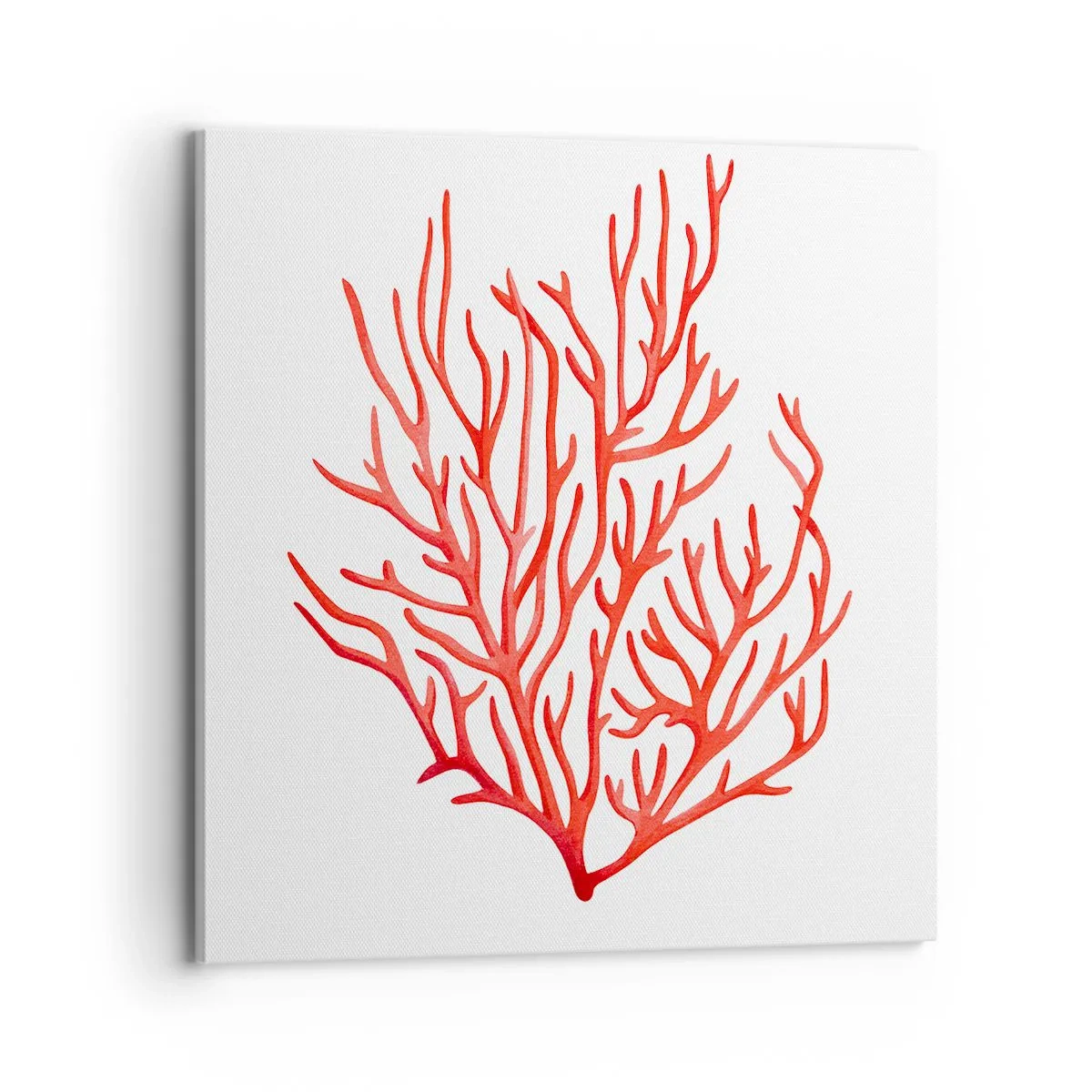 Schilderen op canvas - Koraal filigraan - 70x70 cm