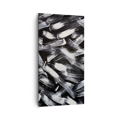 Schilderen op canvas - Abstractie in de industriële spirit - 55x100 cm