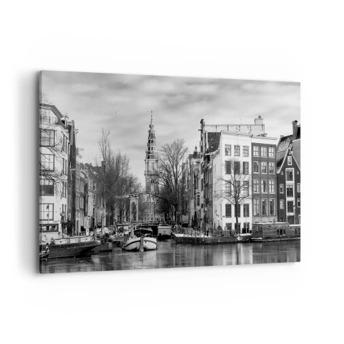 Schilderen op canvas - Amsterdamse sferen - 120x80 cm