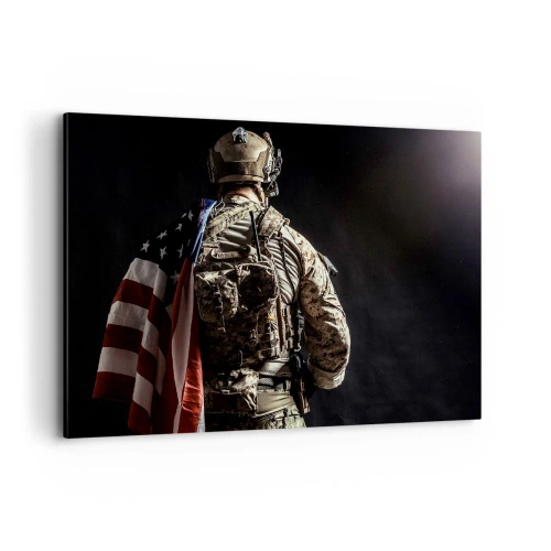 Schilderen op canvas - Dat is waarom - 120x80 cm