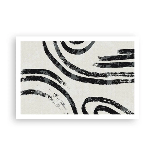 Poster - Half gestopt - 91x61 cm