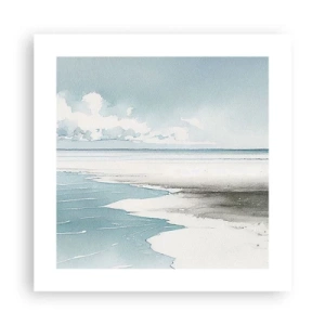 Poster - Zachte vloed - 40x40 cm