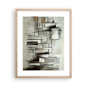 Een poster in een licht eiken lijst - De kracht van eenvoud - 40x50 cm