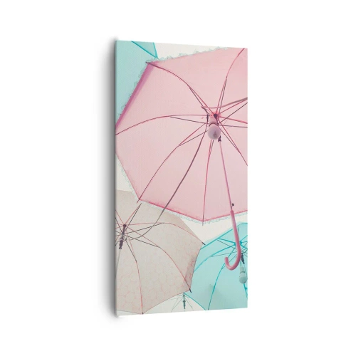 Schilderen op canvas - Soms zon, soms regen - 65x120 cm