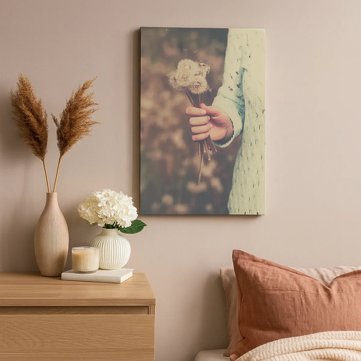 Schilderen op canvas - Bewaar ze alsjeblieft - 50x70 cm