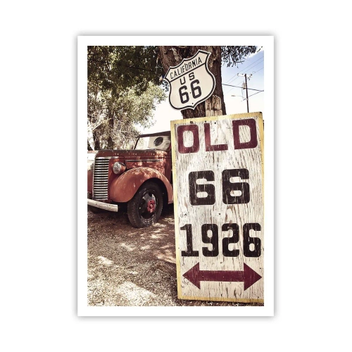 Poster - Een legende van de Amerikaanse provincie - 70x100 cm