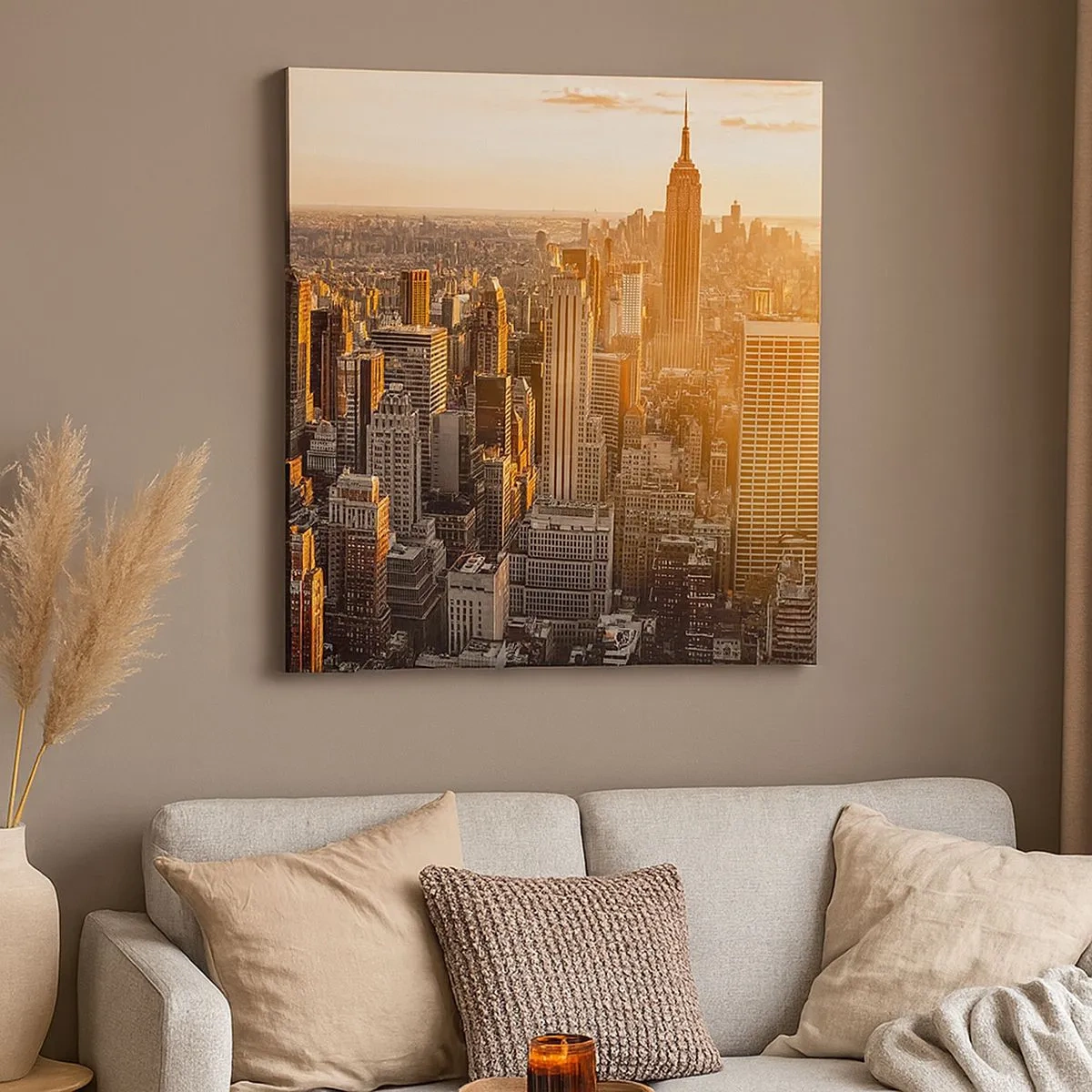 Schilderen op canvas - Groeien in de zon - 30x30 cm