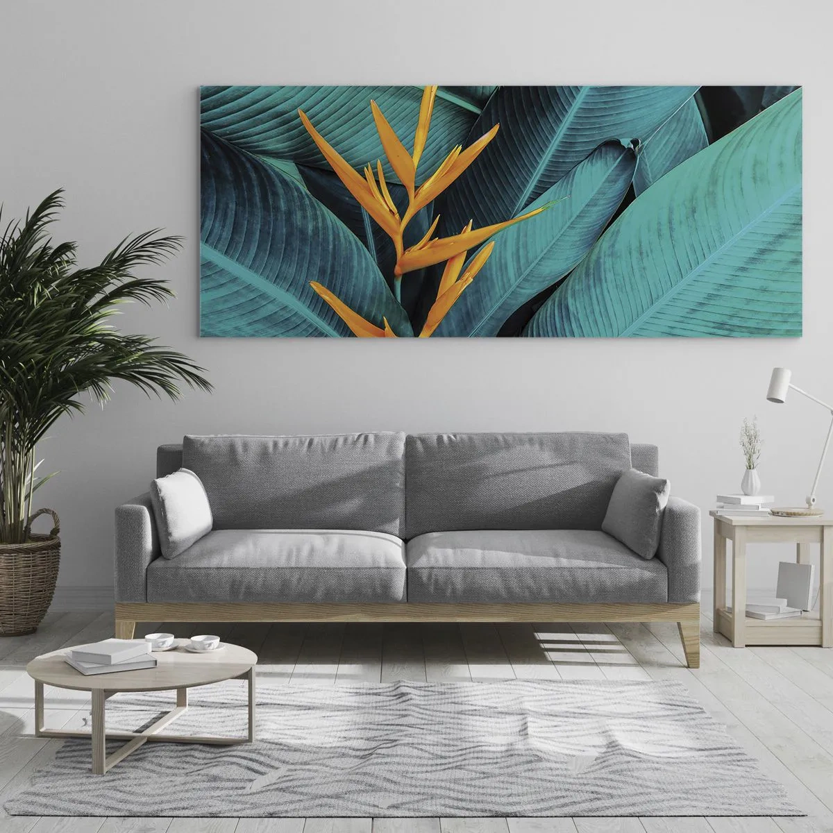 Schilderen op glas - Eden bloem - 120x50 cm