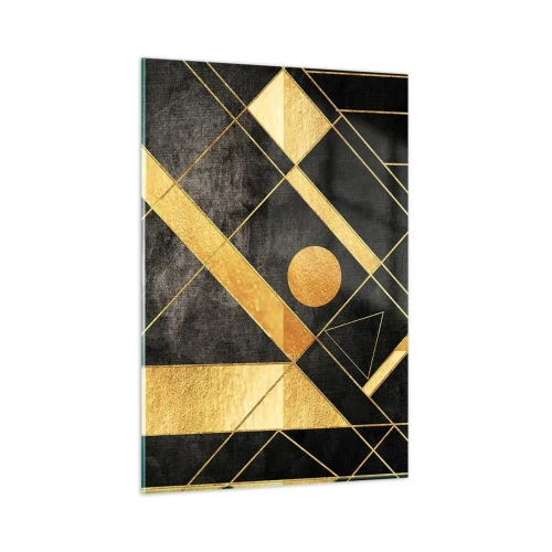 Schilderen op glas - De zon van de woestijn - 80x120 cm