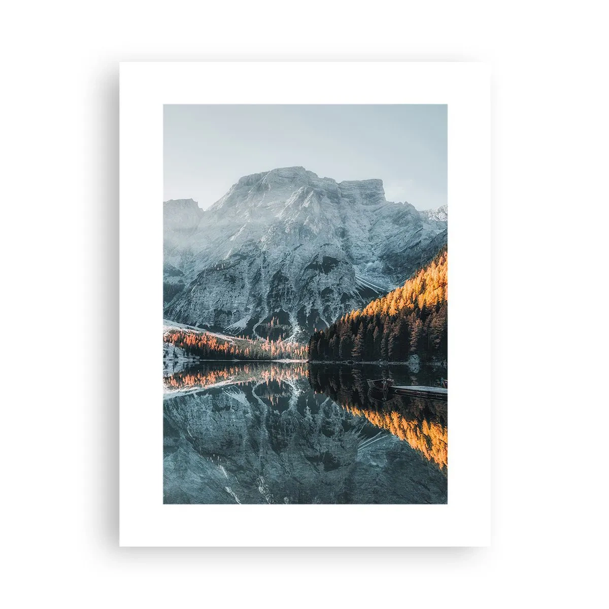 Poster - Spiegel landschap - 30x40 cm