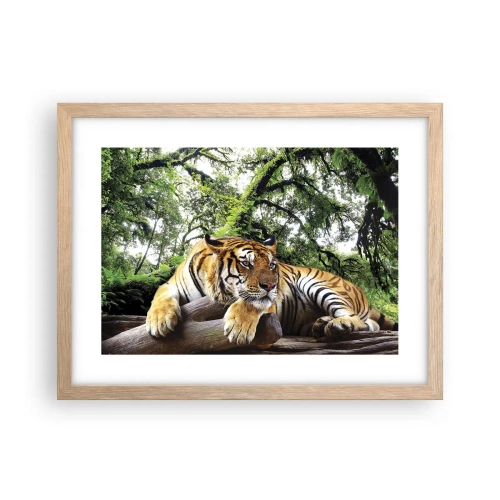 Een poster in een licht eiken lijst - Met vriendelijke groet - 40x30 cm