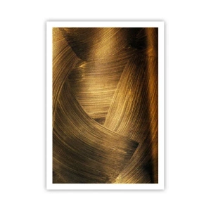 Poster - In een gouden doolhof - 70x100 cm