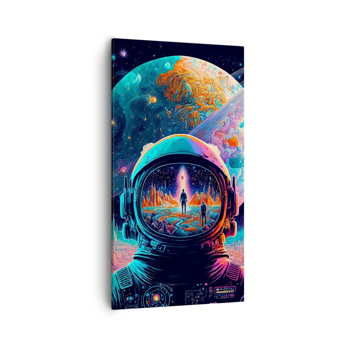 Schilderen op canvas - Filosofen hebben er niet van gedroomd - 55x100 cm