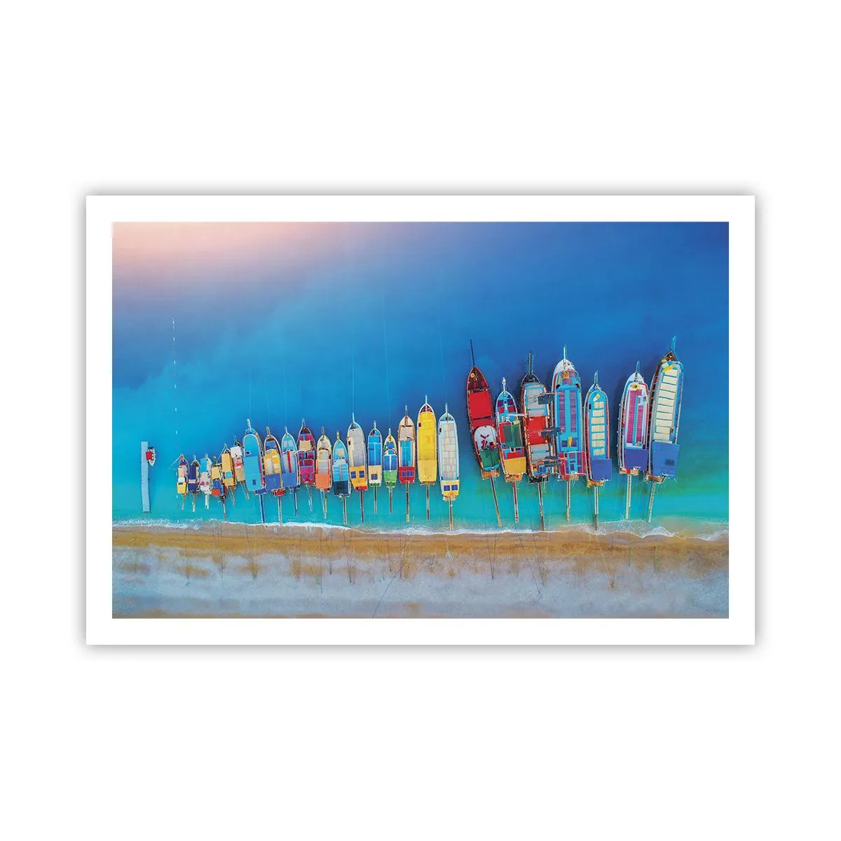 Poster - Vanuit vogelperspectief - 91x61 cm