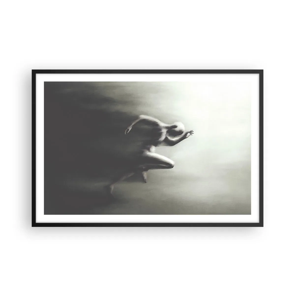 Poster in een zwarte lijst - Niet te stopen - 91x61 cm