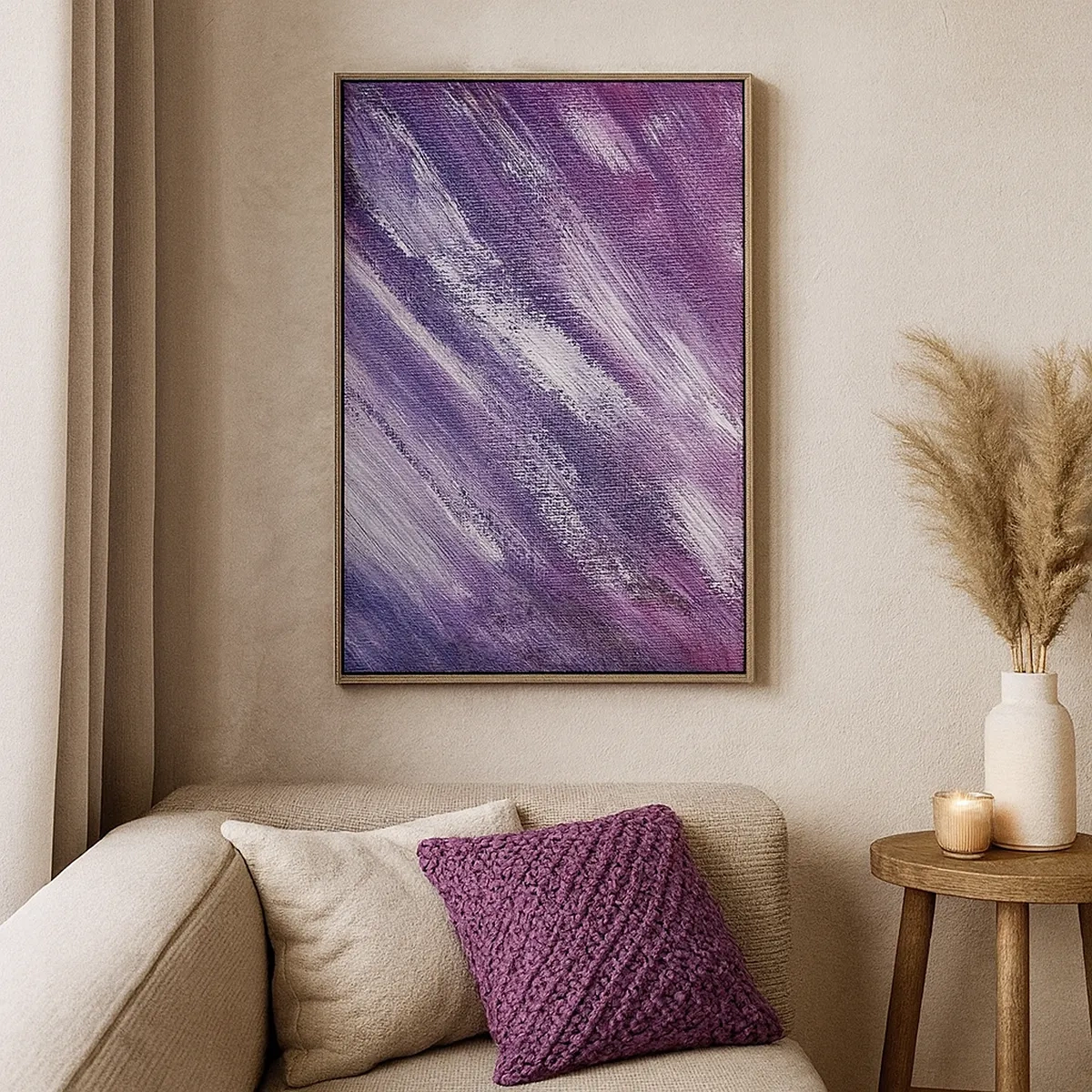 Schilderen op canvas - Als de zonnige wind waait - 50x70 cm