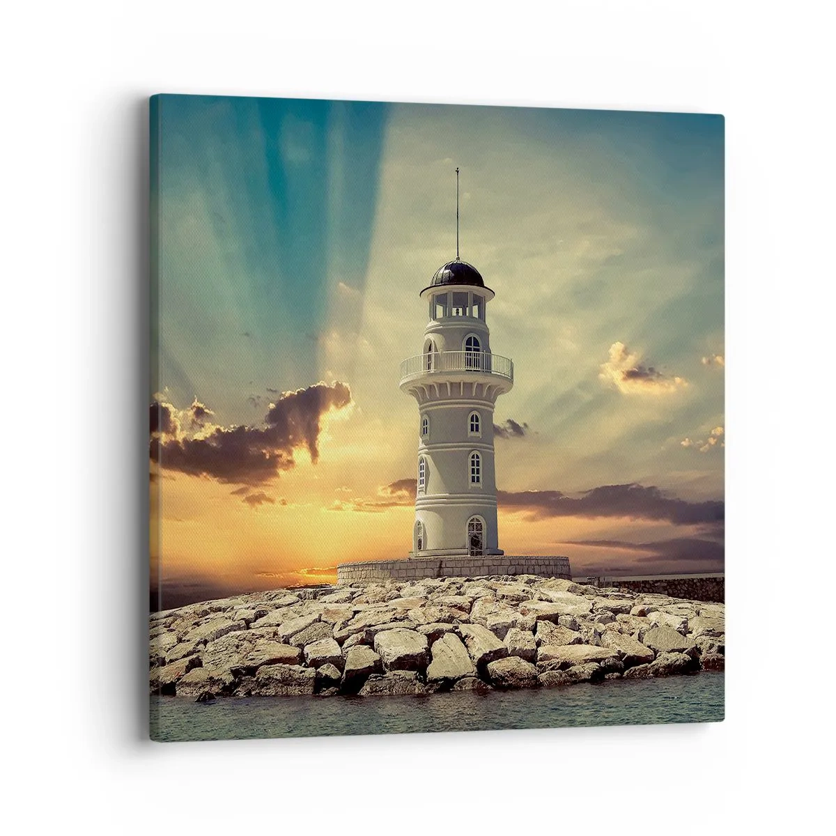 Schilderen op canvas - Licht - Goed - Schoonheid - 40x40 cm